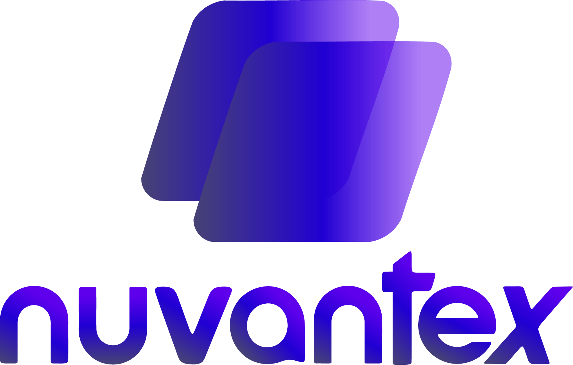 nuvantex Logo. Purple. Smooth V2
