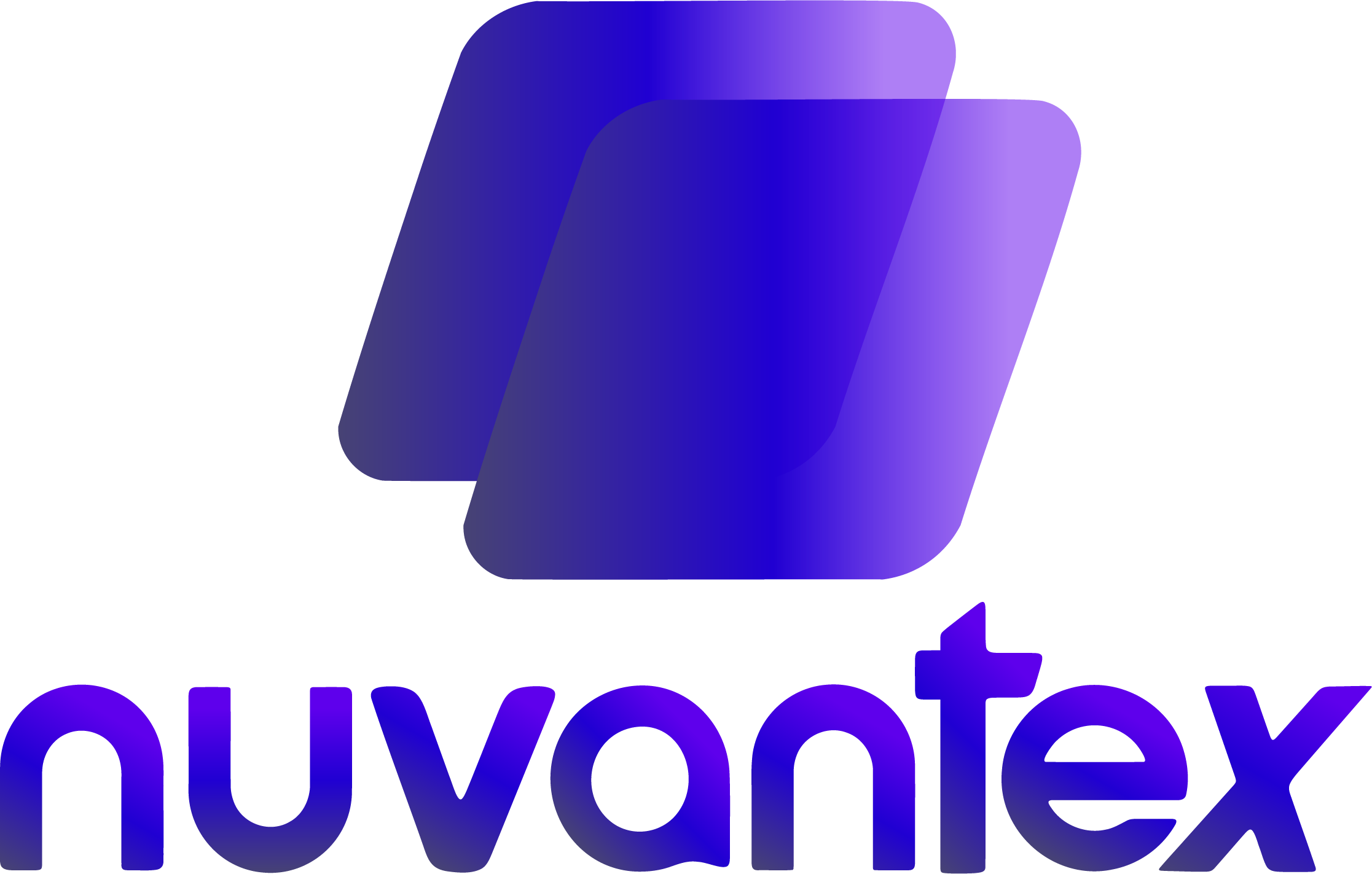 nuvantex Logo. Purple. Smooth V2
